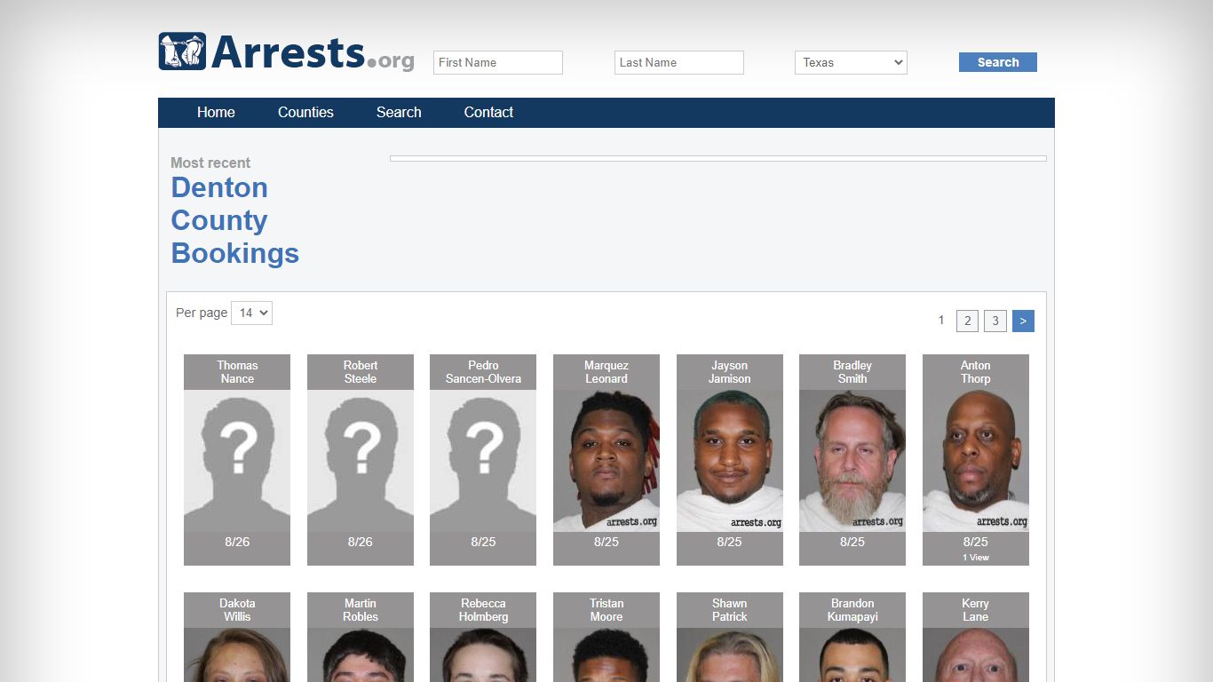 Denton County Arrests and Inmate Search